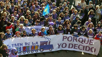 El tren de la libertad llega a Madrid 1 feb 2014