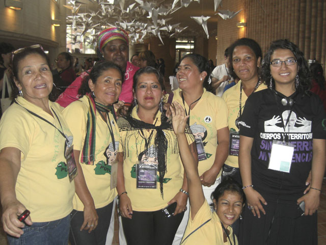 Organizadoras del XV Encuentro de MdN en Bogot