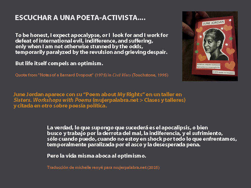 June Jordan, poeta y activista