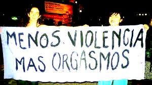 menos violencia más orgasmos