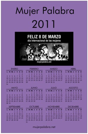 Calendario Mujer Palabra 2011 Feliz 8 de marzo!