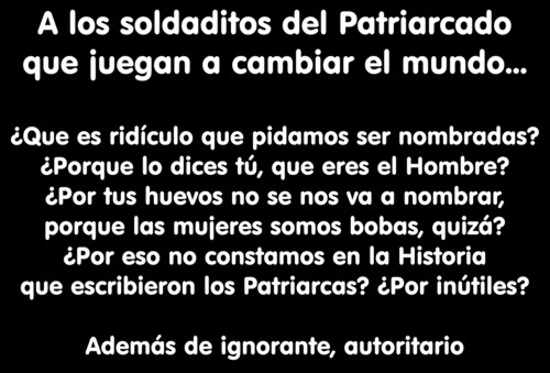 Soldadito del Patriarcado