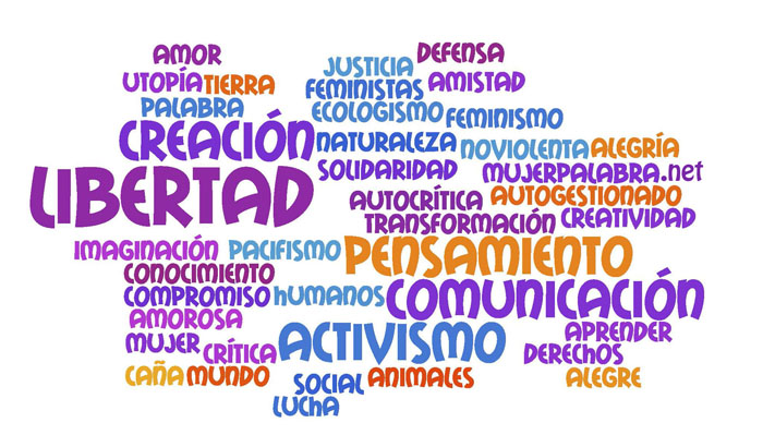 Mujer Palabra (con wordle, 2011)