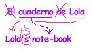 genitivo cuaderno
