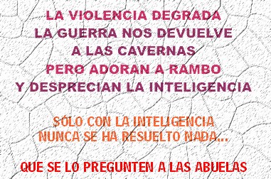 Violencia = Cavernas